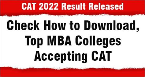 CAT 2022 Result Released: 11 Candidates score 100  .